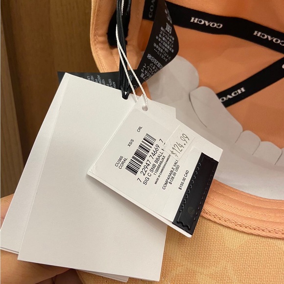 Coach Signature Sun Bleached Baseball Hat #CU365 - Picture 5 of 6